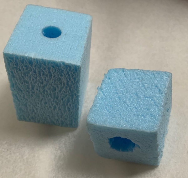 Kopf Styrofoam für Krippenfiguren